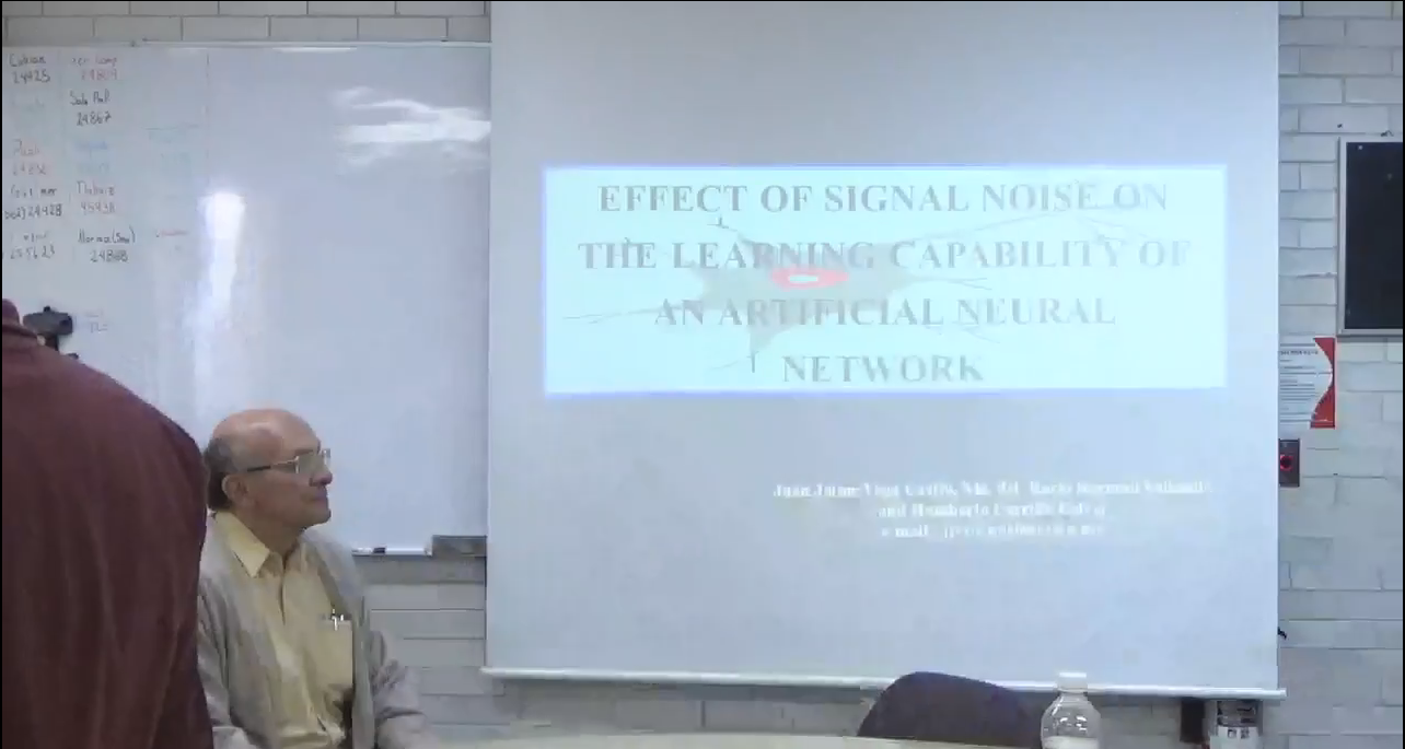 Efecto del ruido de una señal sobre la capacidad de aprendizaje de una red neuronal artificial